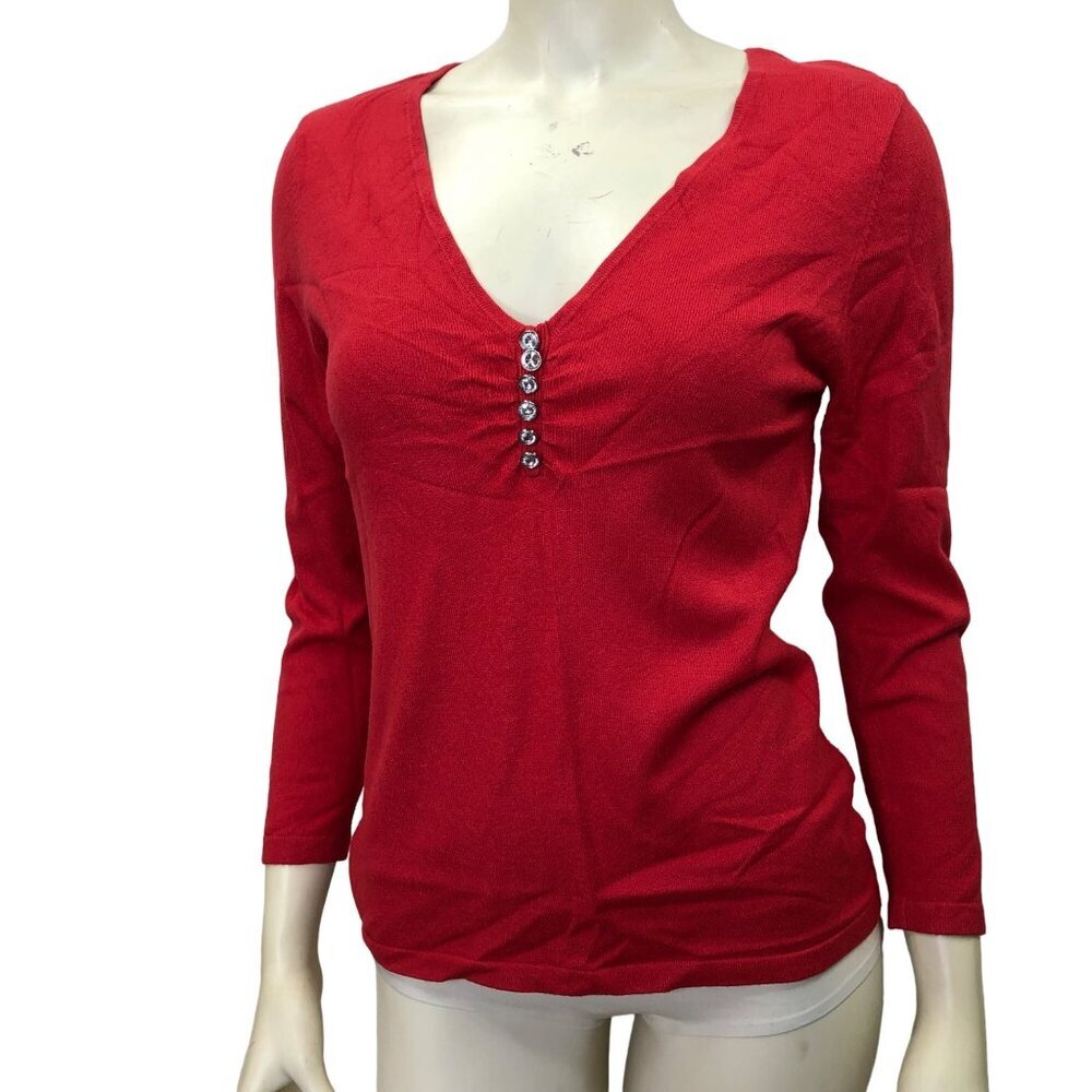 MICHAEL KORS V NECK SWEATER SM